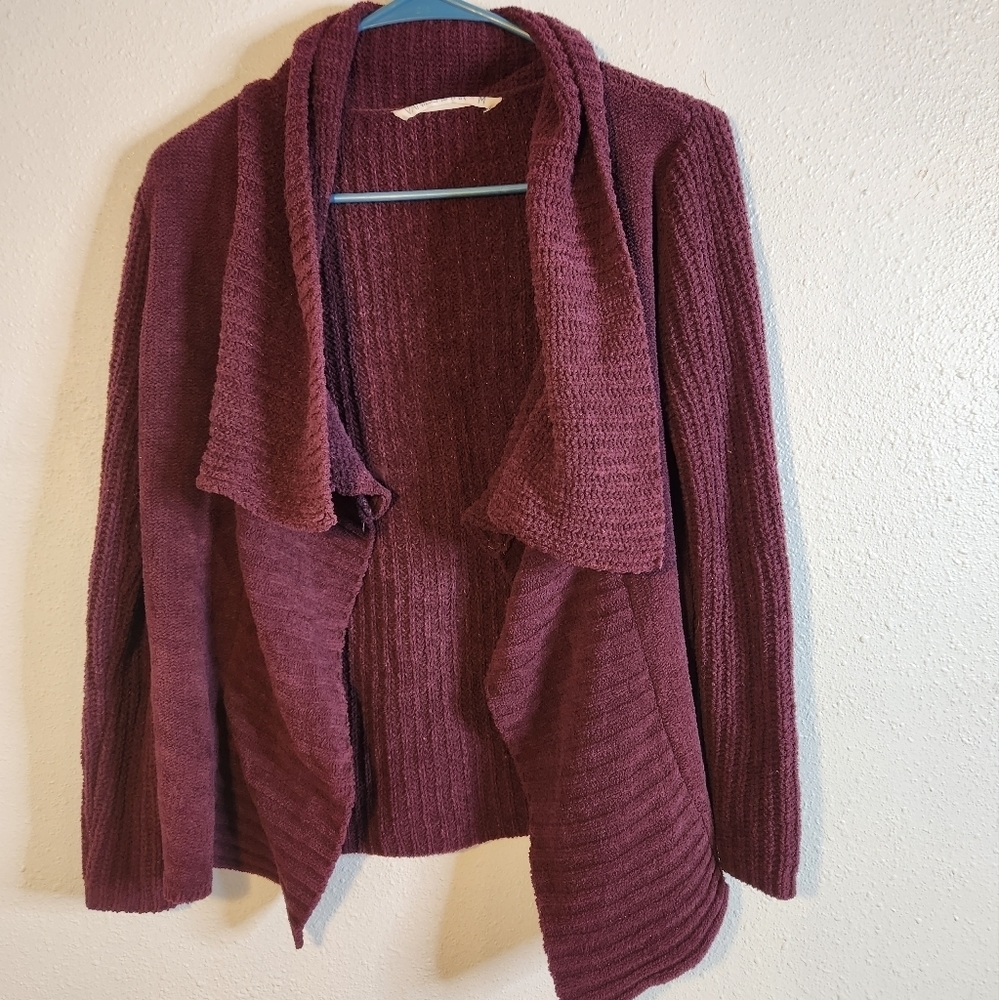 Vanilla Star Medium Cardigan Maroon Super Soft